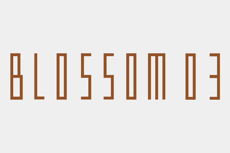 ブロッサム03（BLOSSOM 03）ロゴ