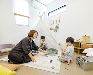 ライフレーベルとイデーとのコラボ住宅 HOUSE CANVAS （ハウスキャンバス）千葉県H様邸 子ども部屋