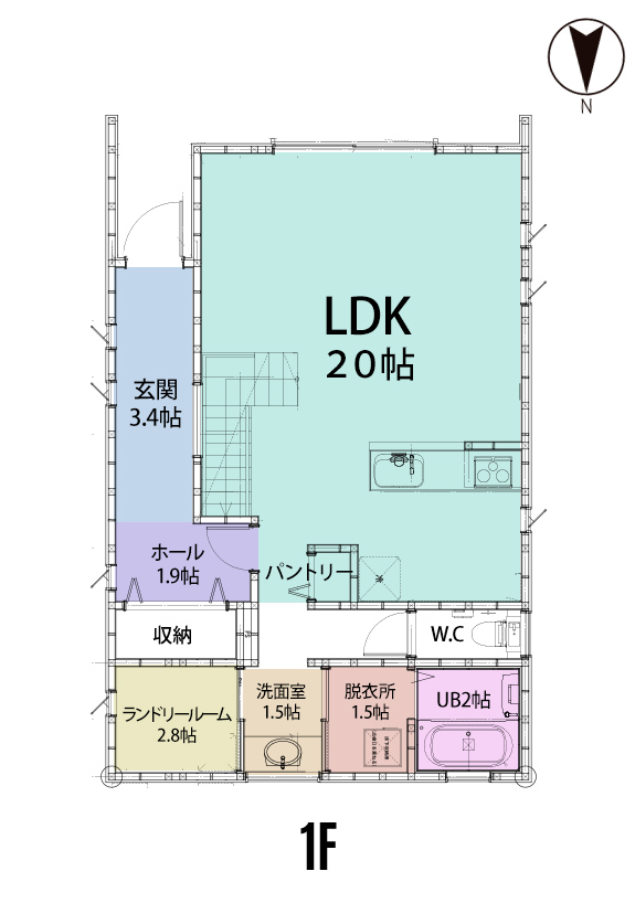 東京都板橋区東新町１（上板橋駅） 間取り
